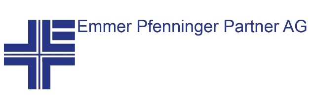 Firmenlogo der Firma Emmer Pfenninger Partner AG in Münchenstein