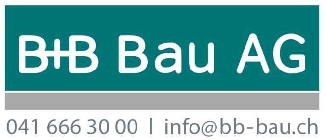 Firmenlogo der Firma B+B Bau AG in Sachseln