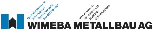 Firmenlogo der Firma Wimeba Metallbau AG in Nebikon LU