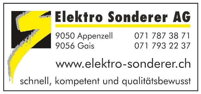 Firmenlogo der Firma Elektro Sonderer AG in Gais