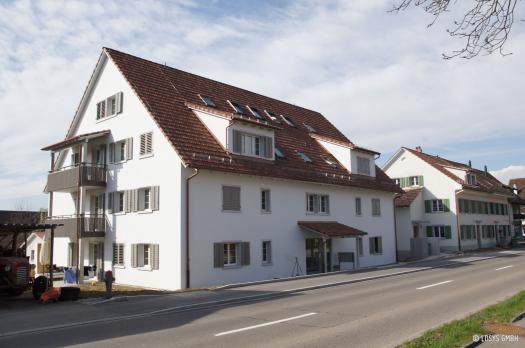 Objektbild: Neubau Mehrfamilienhaus und Umbau Bauernhaus Zürichstrasse 33 8184 Bachenbülach