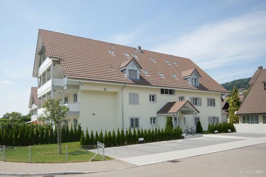 Objektbild: Wohnüberbauung Unterdorf Buchs Bahnhofstrasse / Meierweisenstrasse 8107 Buchs ZH