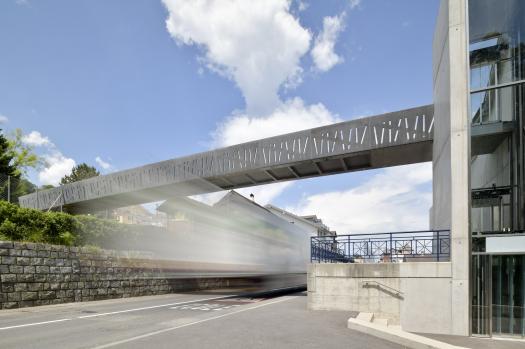Objektbild: Passerelle en BFUP Le Bouveret 1897 Port-Valais