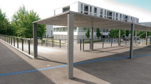 Objektbild: Couvert à Vélos du Centre Scolaire et Sportif du Cossy Chemin du Précossy 6 1260 Nyon